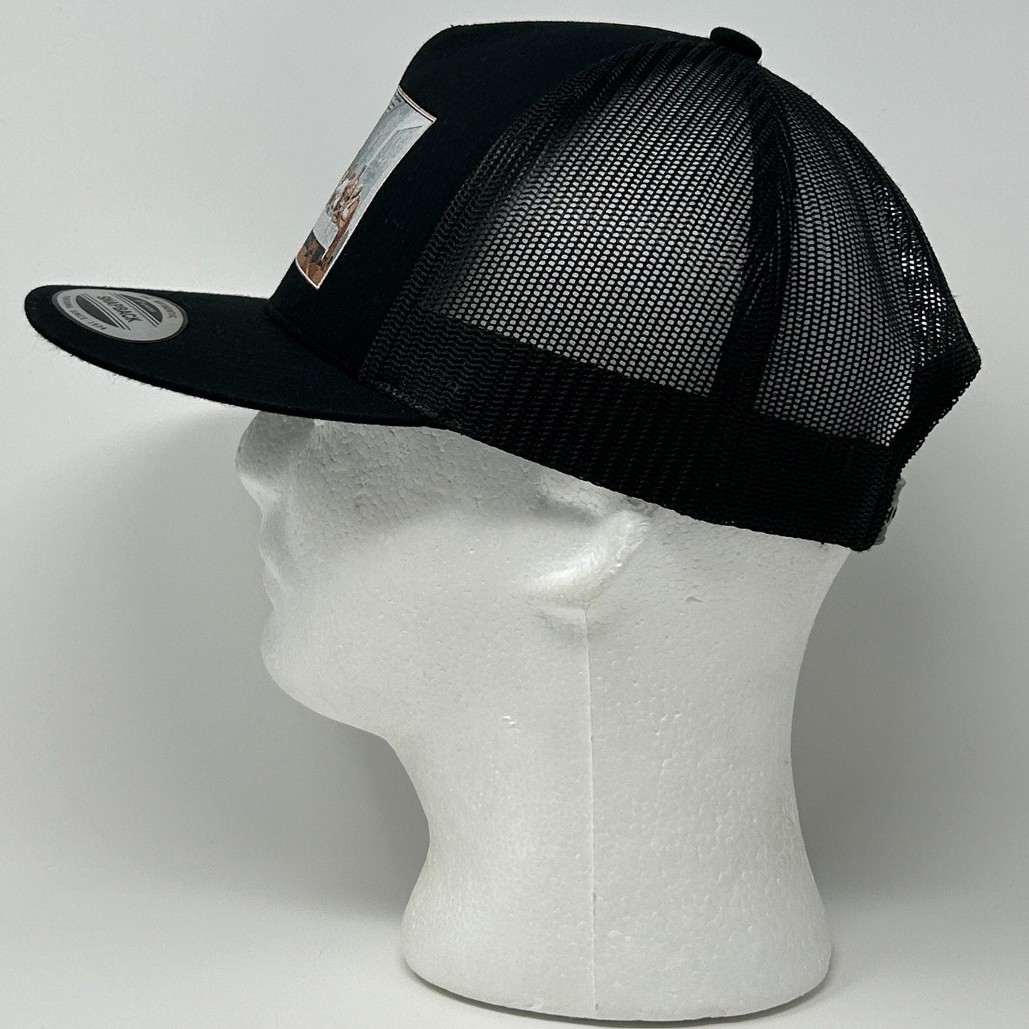 The Last Supper Leonardo da Vinci Trucker Hat Baseball Cap Jesus Snapback Black - Neon Vintage