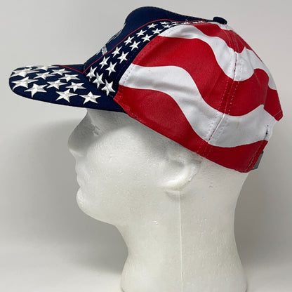 M Resort Las Vegas Hat Baseball Cap Spa Casino USA Flag Patriotic Strapback Blue
