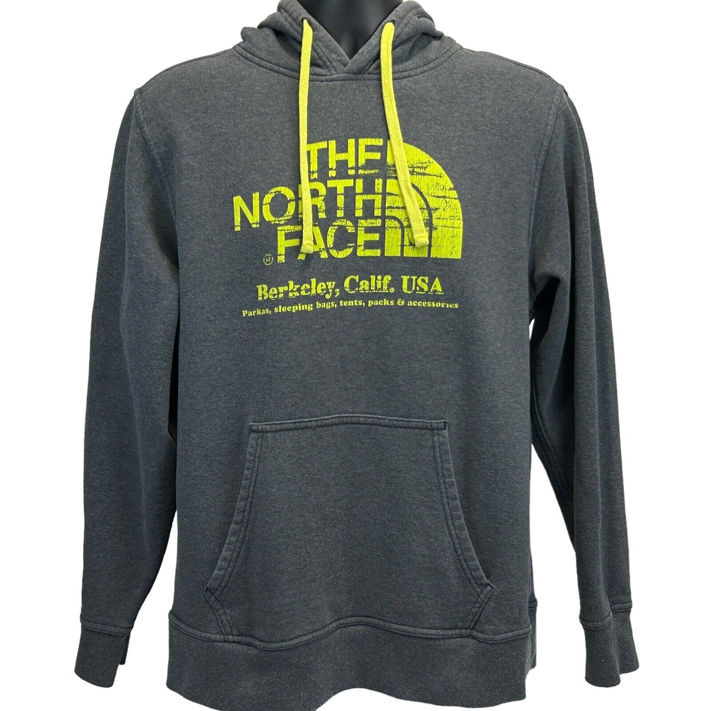 The North Face Berkeley Hoodie Large California Hooded Sweatshirt Mens Gray