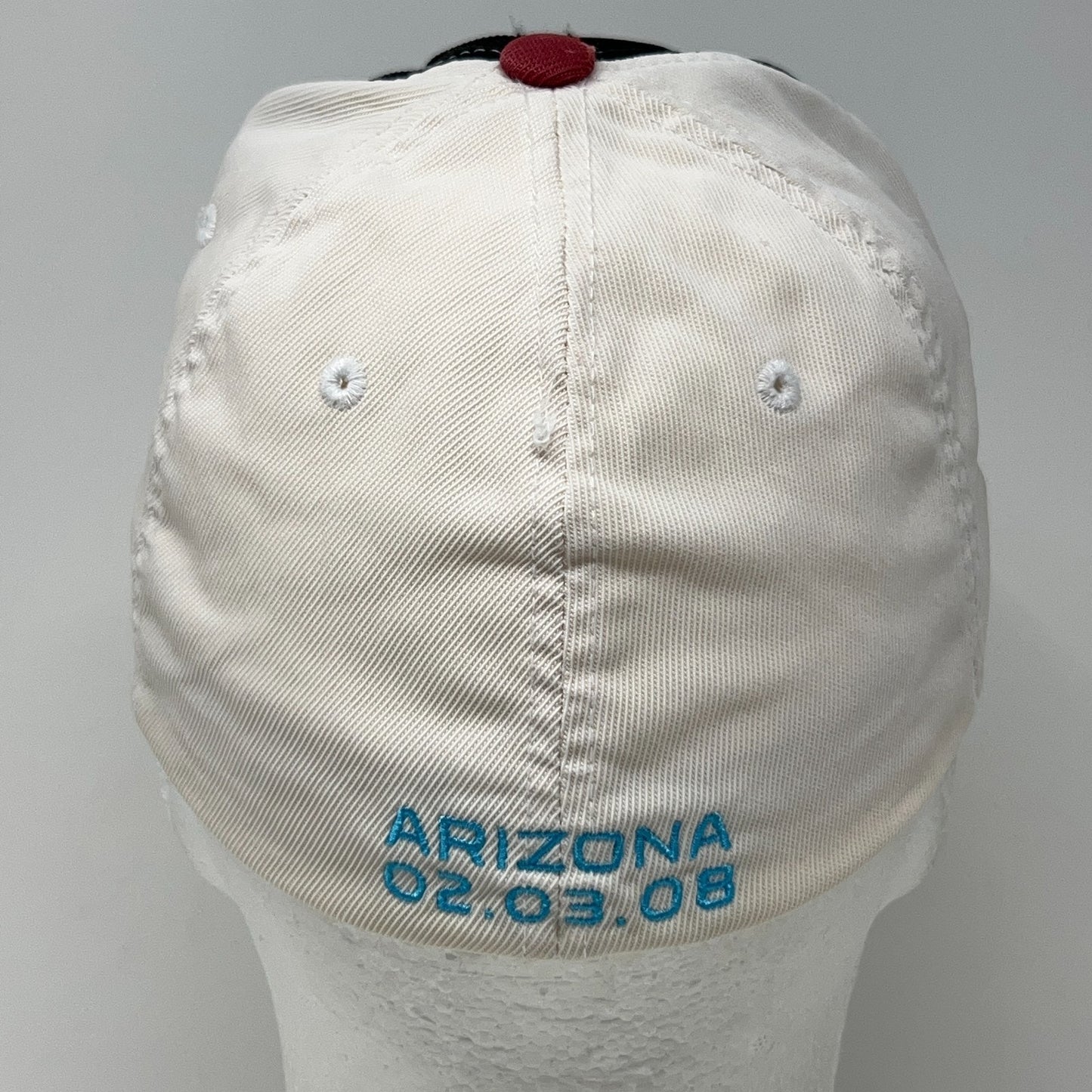 New York Giants Super Bowl XLII Hat Baseball Cap Reebok White Flex Fitted OSFA