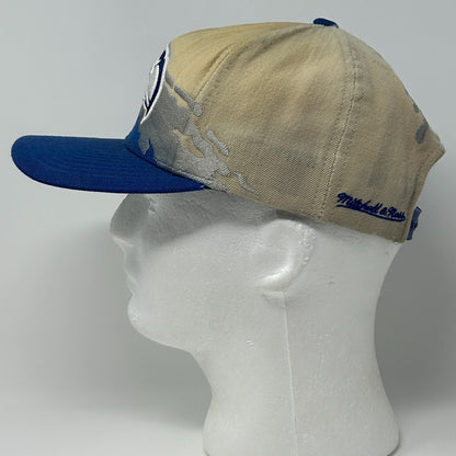 Seattle Seahawks Splash Hat Baseball Cap Mitchell and Ness Wool Snapback Blue
