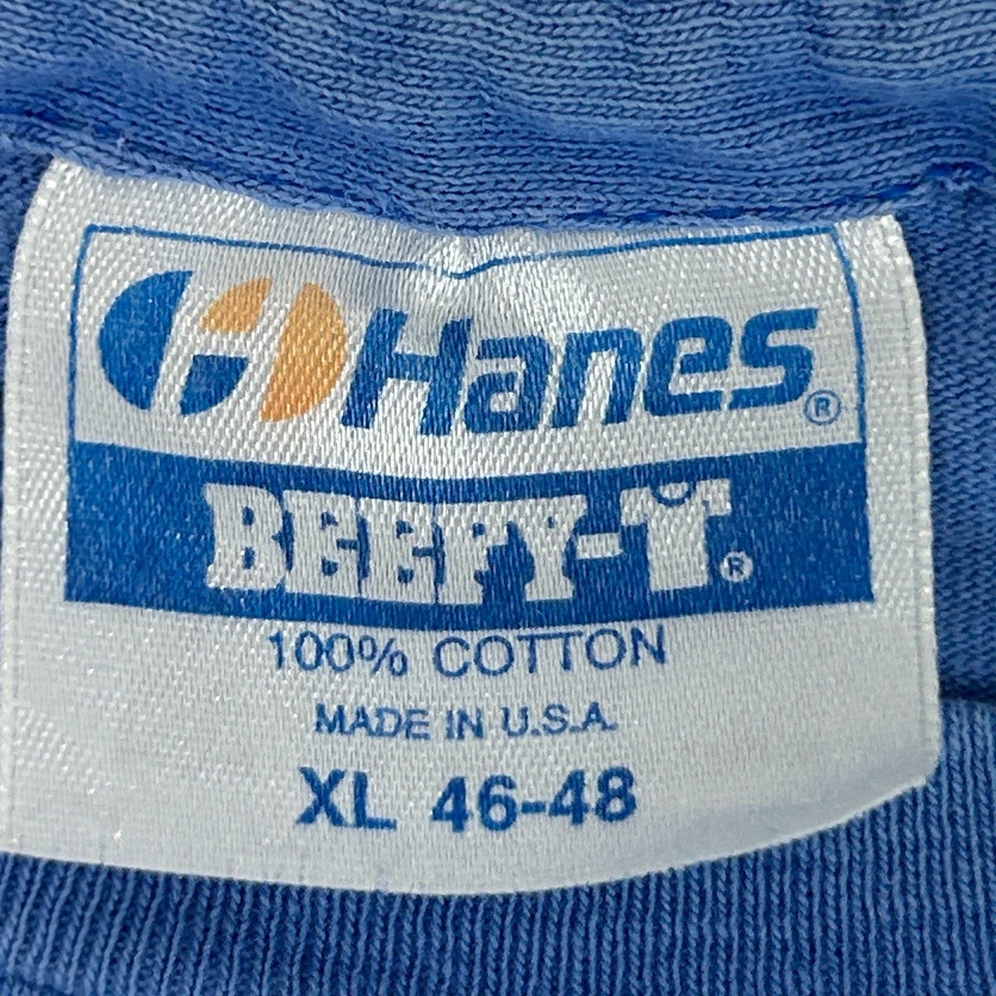 Vintage Brankamp Process Automation T Shirt Mens L Large Blue 80s Snap Crack Pop