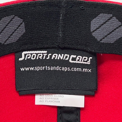 UFC Hat Baseball Cap MMA Mixed Martial Arts Official Product Red Flex Fitted S-M