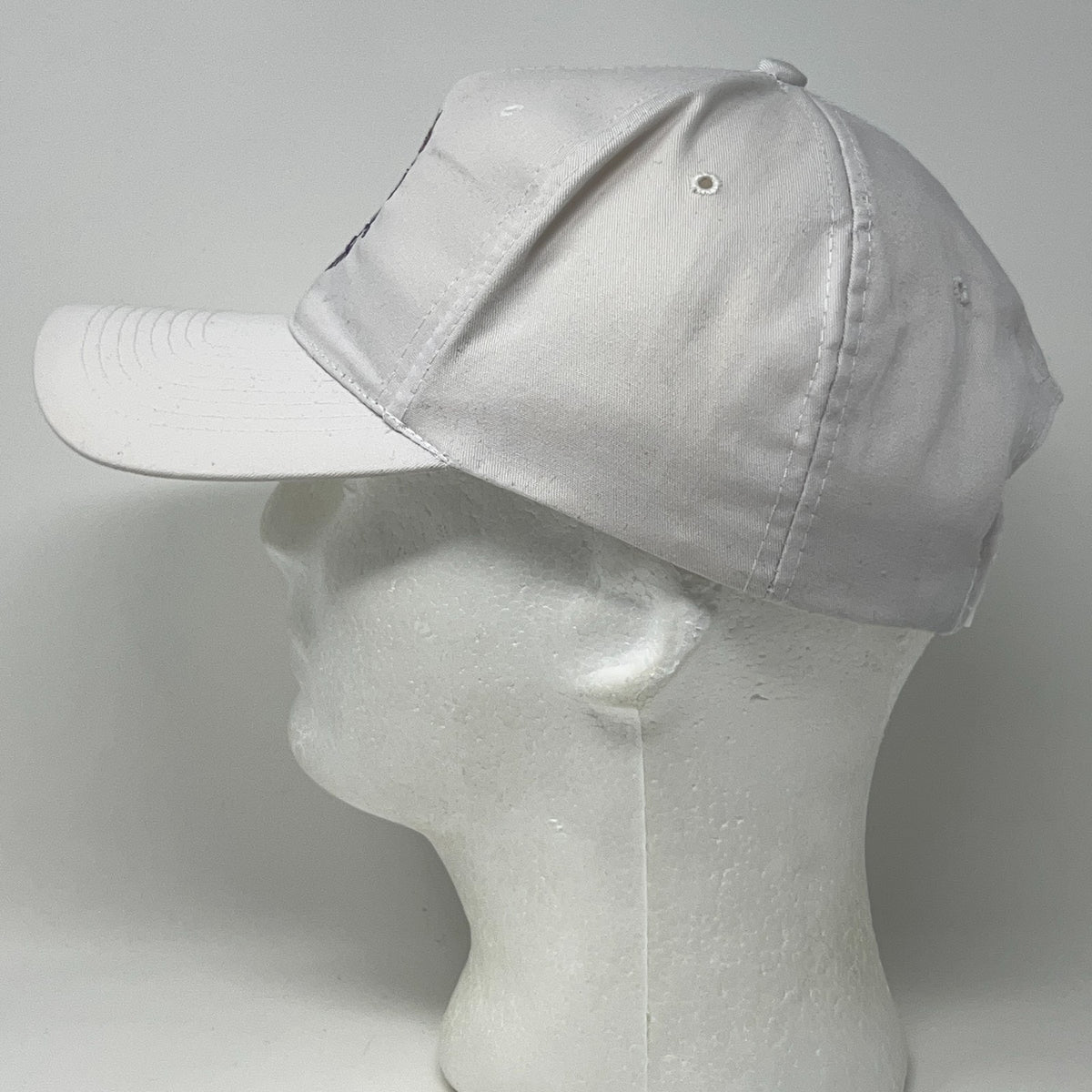 Vintage Harrah's Laughlin Casino Hat Baseball Cap White Snapback Logo Nevada