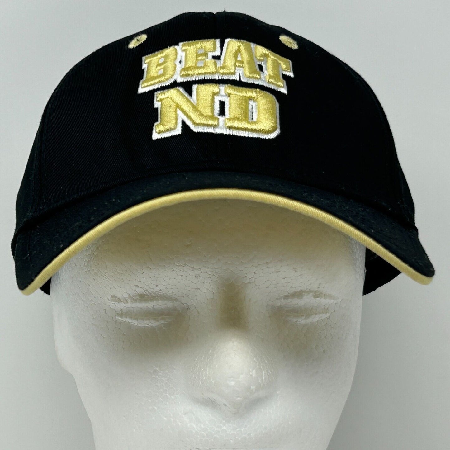 Gorra de béisbol con el trofeo Shillelagh de los Purdue Boilermakers Beat Notre Dame, color negro