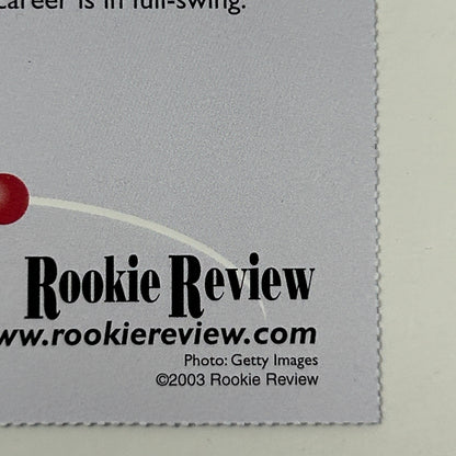 Jennie Finch Autographed Trading Card 2003 Rookie Review Signed Authenticated