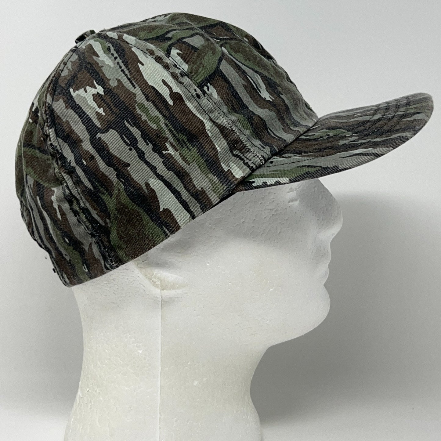 Vintage Hunting Camo Hat Baseball Cap Hunter Camouflage Green Snapback USA Made