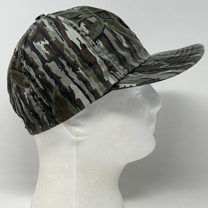 Vintage Hunting Camo Hat Baseball Cap Hunter Camouflage Green Snapback USA Made