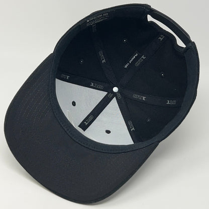 New Level Golf Hat Baseball Cap Snapback Golfer Golfing Black Wool Blend 6 Panel
