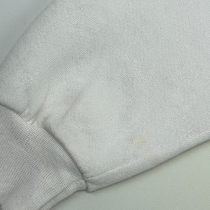 Vintage 90s Christmas Is Love Sweatshirt Laura Trayser USA White Unisex M Medium