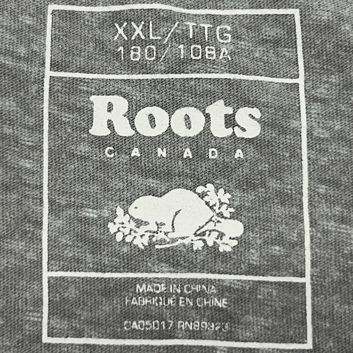 The Original Roots Canada Moose T Shirt Unisex XL X-Large Gray 1973 Graphic Tee - Neon Vintage