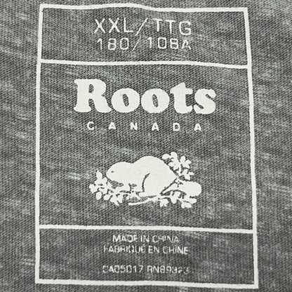 The Original Roots Canada Moose T Shirt Unisex XL X-Large Gray 1973 Graphic Tee - Neon Vintage
