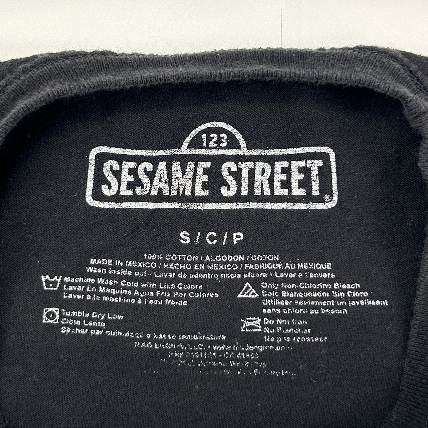 Cookie Monster Munchies T Shirt Sesame Street Official 420 Black Mens S Small