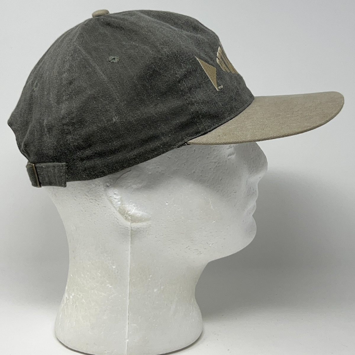 Vintage 90s WWJD Fish Hat Baseball Cap What Would Jesus Do Christ Strapback Gray