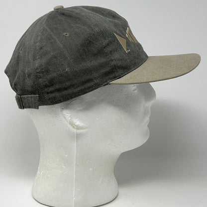 Vintage 90s WWJD Fish Hat Baseball Cap What Would Jesus Do Christ Strapback Gray