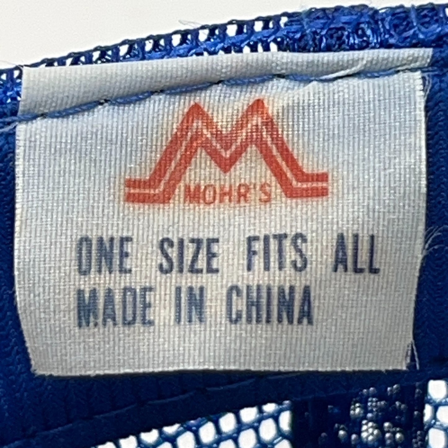 Vintage 80s Country Gold Tour 89 Trucker Hat Baseball Cap Mesh Snapback Blue