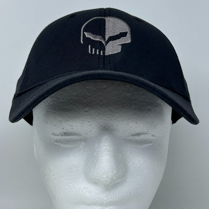 Corvette Racing Jake Hat Baseball Cap Chevrolet Skull Black Flex Fitted L Large