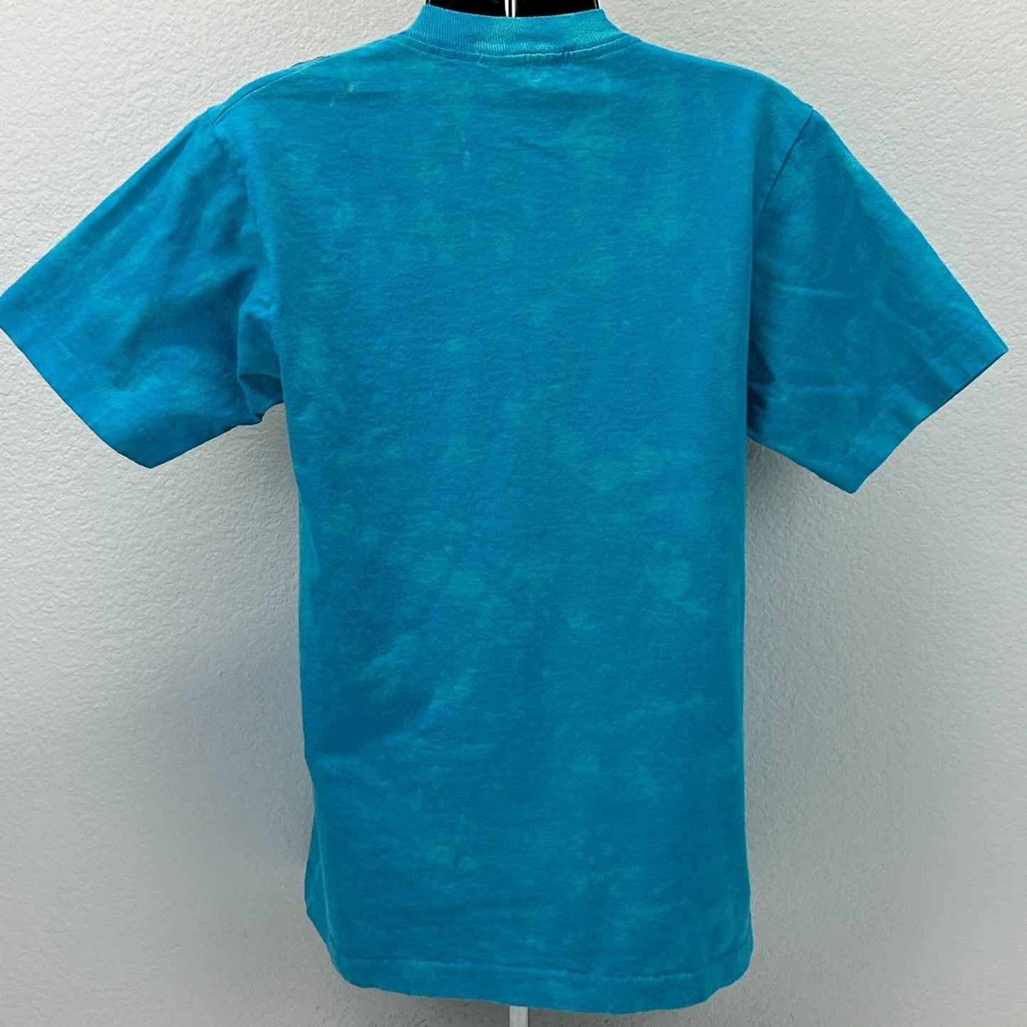 Vintage 90s Native American Indian T Shirt Southwestern Blue USA Unisex S Small