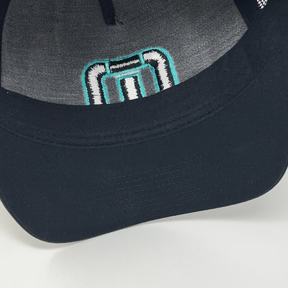 TravisMathew Big Bend Pineapple Trucker Hat Snapback Black Golf Baseball Cap
