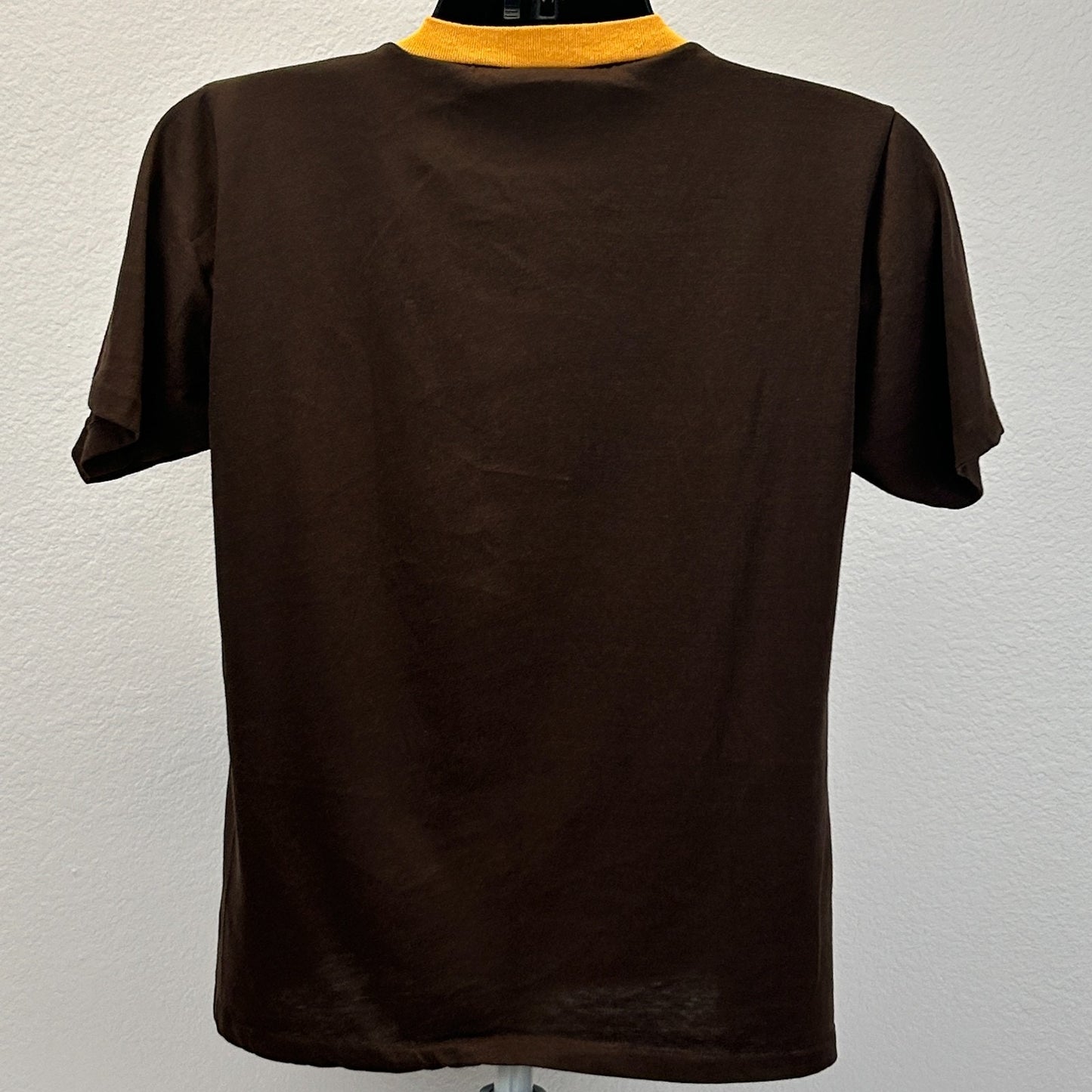 Vintage 70s Bugs Bunny USA T Shirt Patriotic Independence Day Brown Tee M Medium