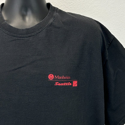 Manheim Seattle Buffalo Sale T Shirt Mens 2XL XXL Black Short Sleeve Graphic Tee