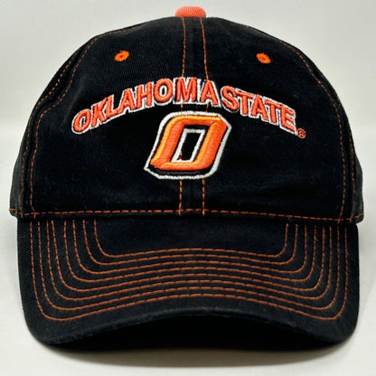 Oklahoma State Cowboys Hat University NCAA Black Starter Strapback Baseball Cap