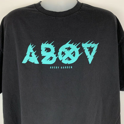 Avery Harden ABOV Atlantis T Shirt 3XL XXXL Rap Hip Hop Graphic Tee Mens Black