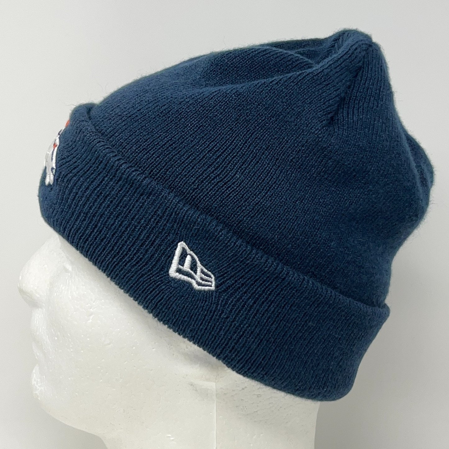 Denver Broncos Cuffed Beanie Toque Winter Hat New Era Blue NFL Football