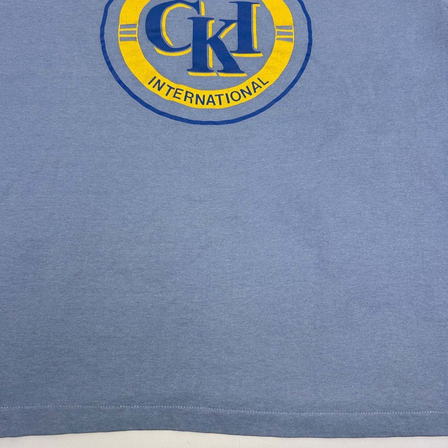 Vintage 90s Circle K International T Shirt CKI Kiwanis USA Made Blue XL X-Large
