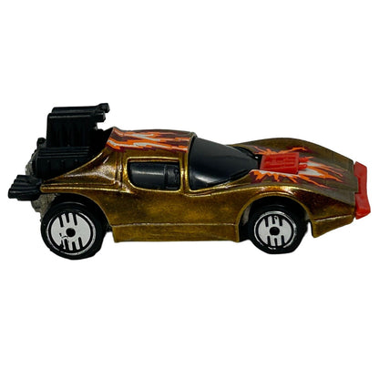 Flame Runner Hot Wheels Collectible Diecast Car Gold Toy Vehicle Vintage 80s