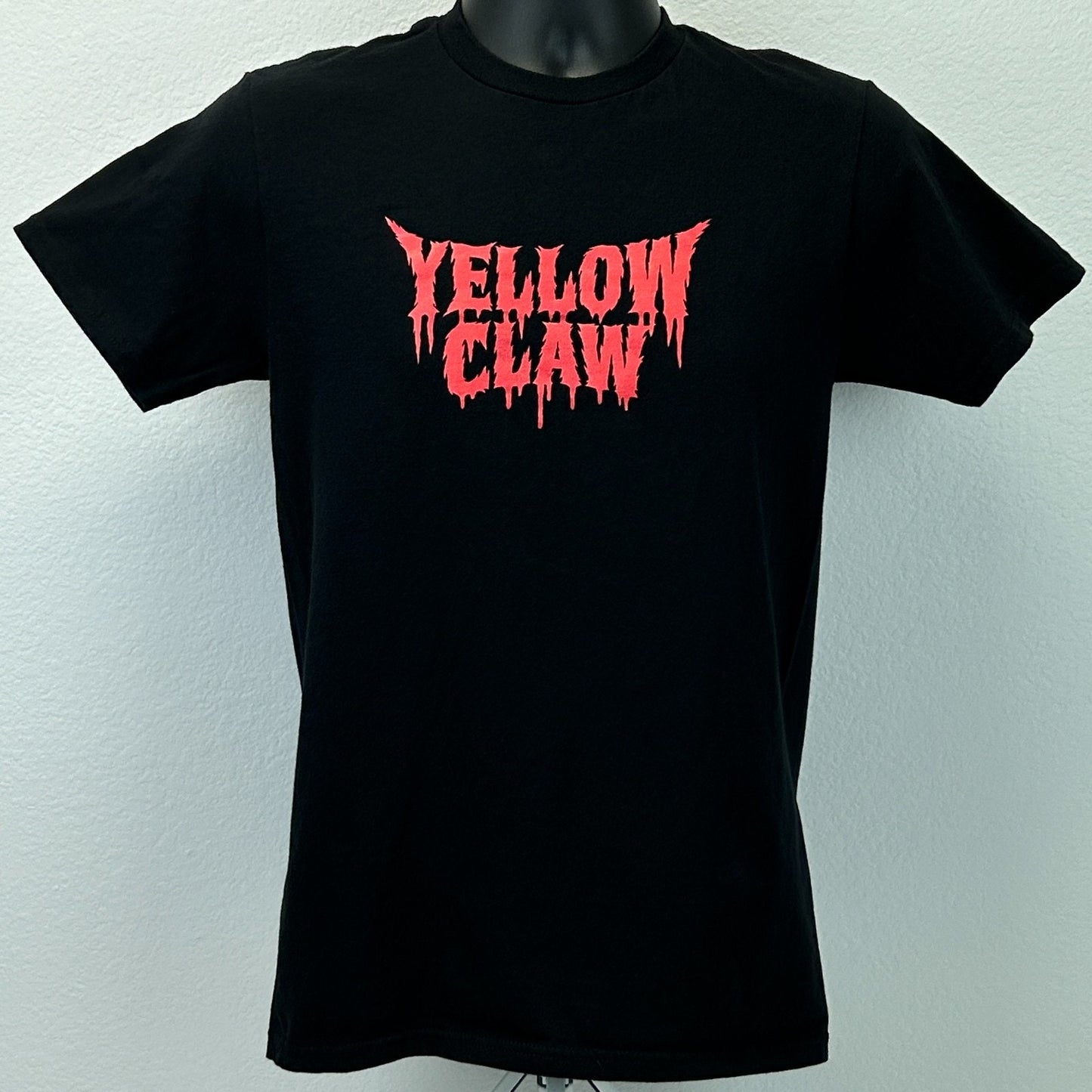 Yellow Claw x Escape Psycho Circus T Shirt EDM Insomniac Halloween Black S Small