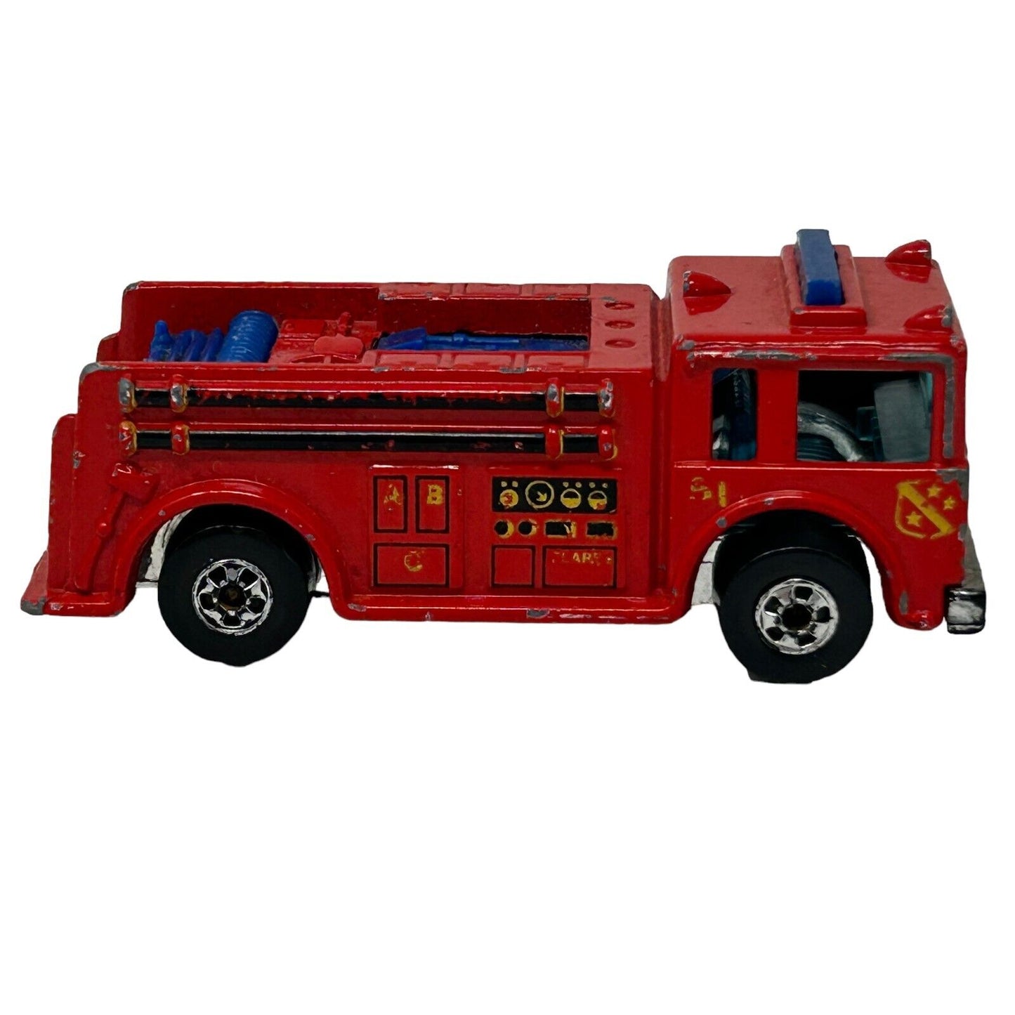 Fire-Eater Fire Engine Hot Wheels Diecast Toy Car Fire Truck Vintage 1989 Red