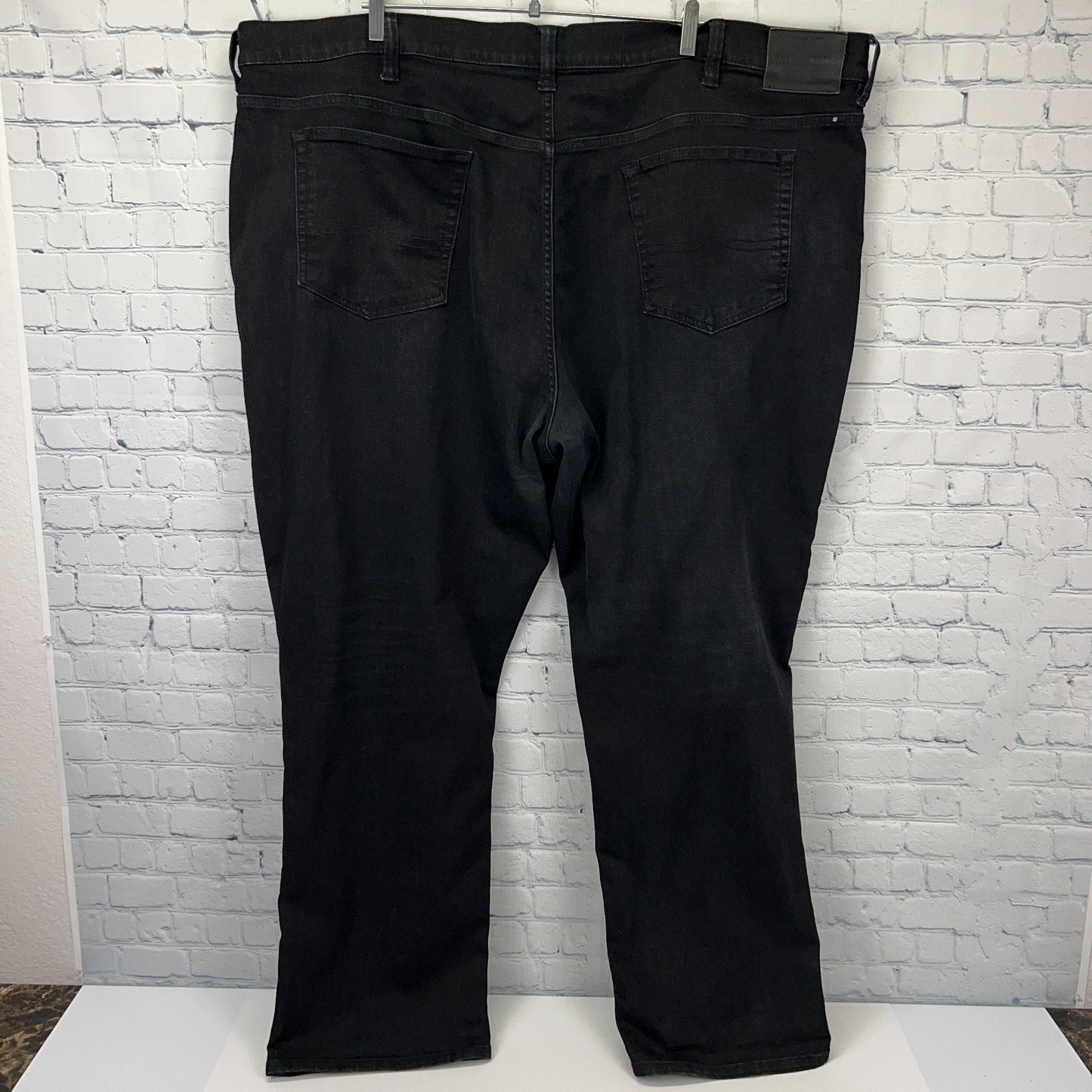 Lucky Brand Denim Jeans Athletic Fit Big and Tall Stretch Black Mens 52x31