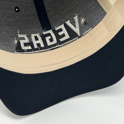 Las Vegas Jr Golden Knights Trucker Hat Baseball Cap NHL Hockey Snapback Black