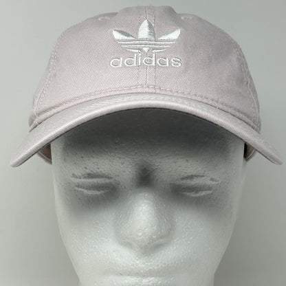 Adidas Trefoil Hat Baseball Cap Pink Logo Strapback 6 Panel