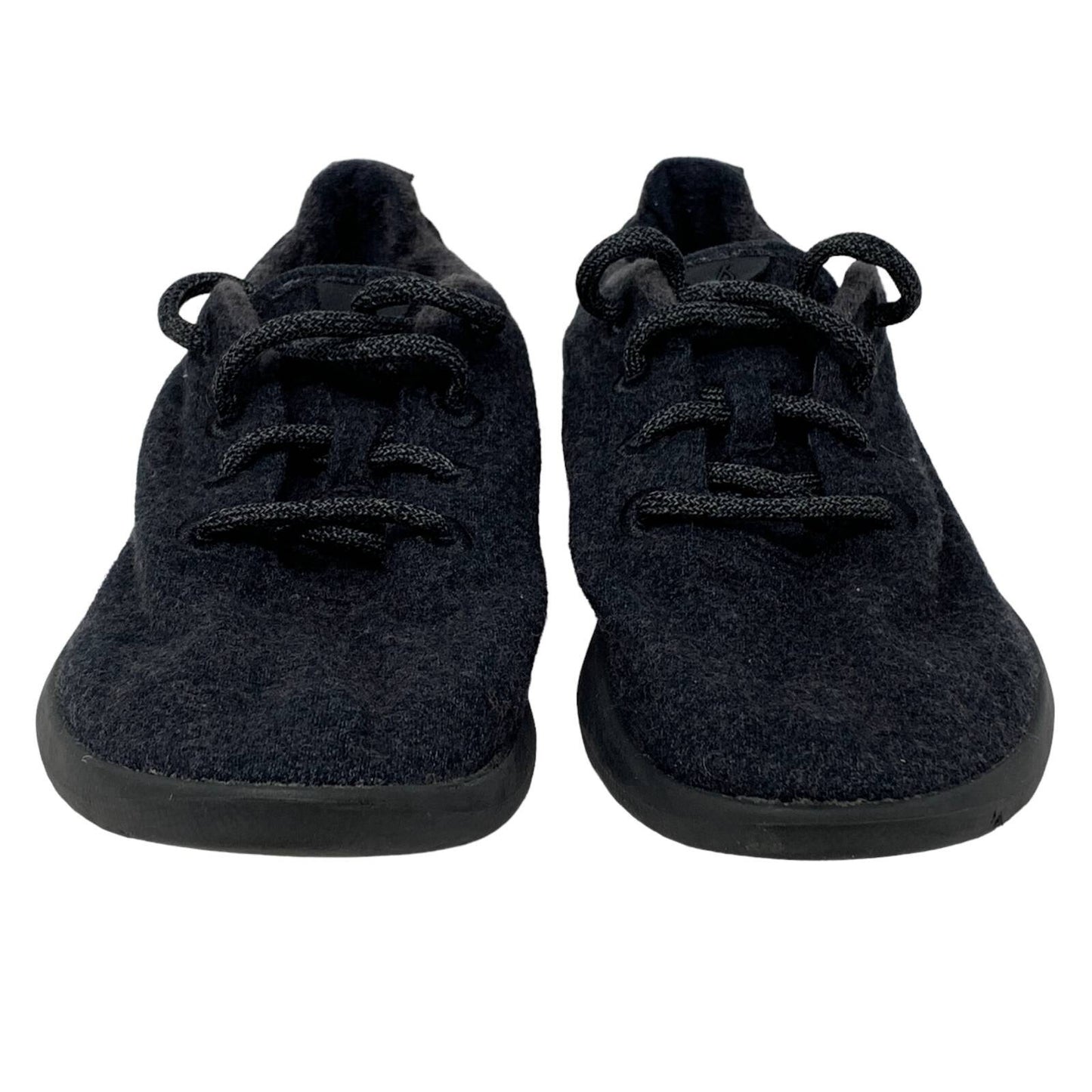 Allbirds Womens Wool Runners Running Shoes Black 0166NVK Low Top Lace Up Size 8