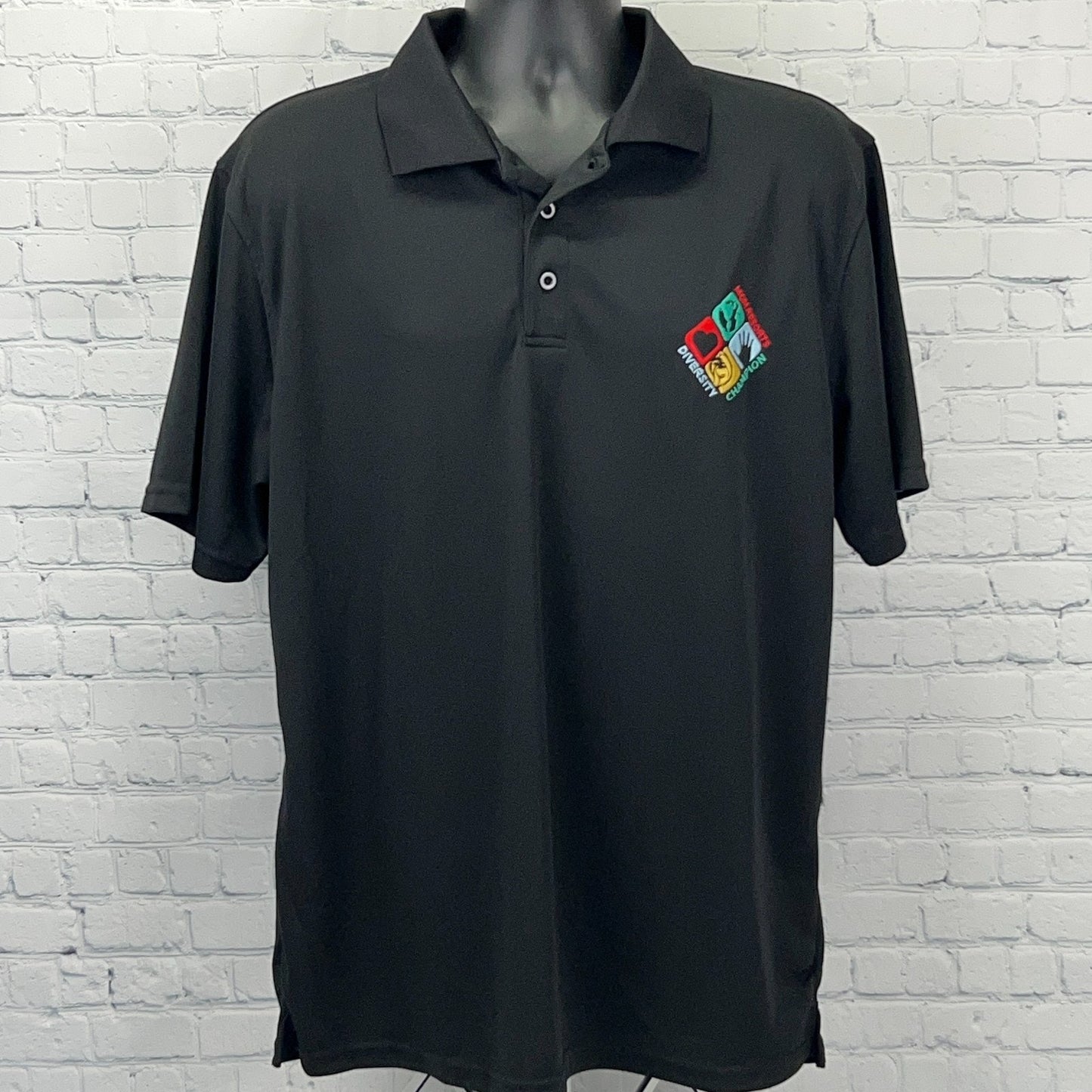 MGM Resorts Diversity Champion Polo Shirt XL X-Large Black Casino Las Vegas