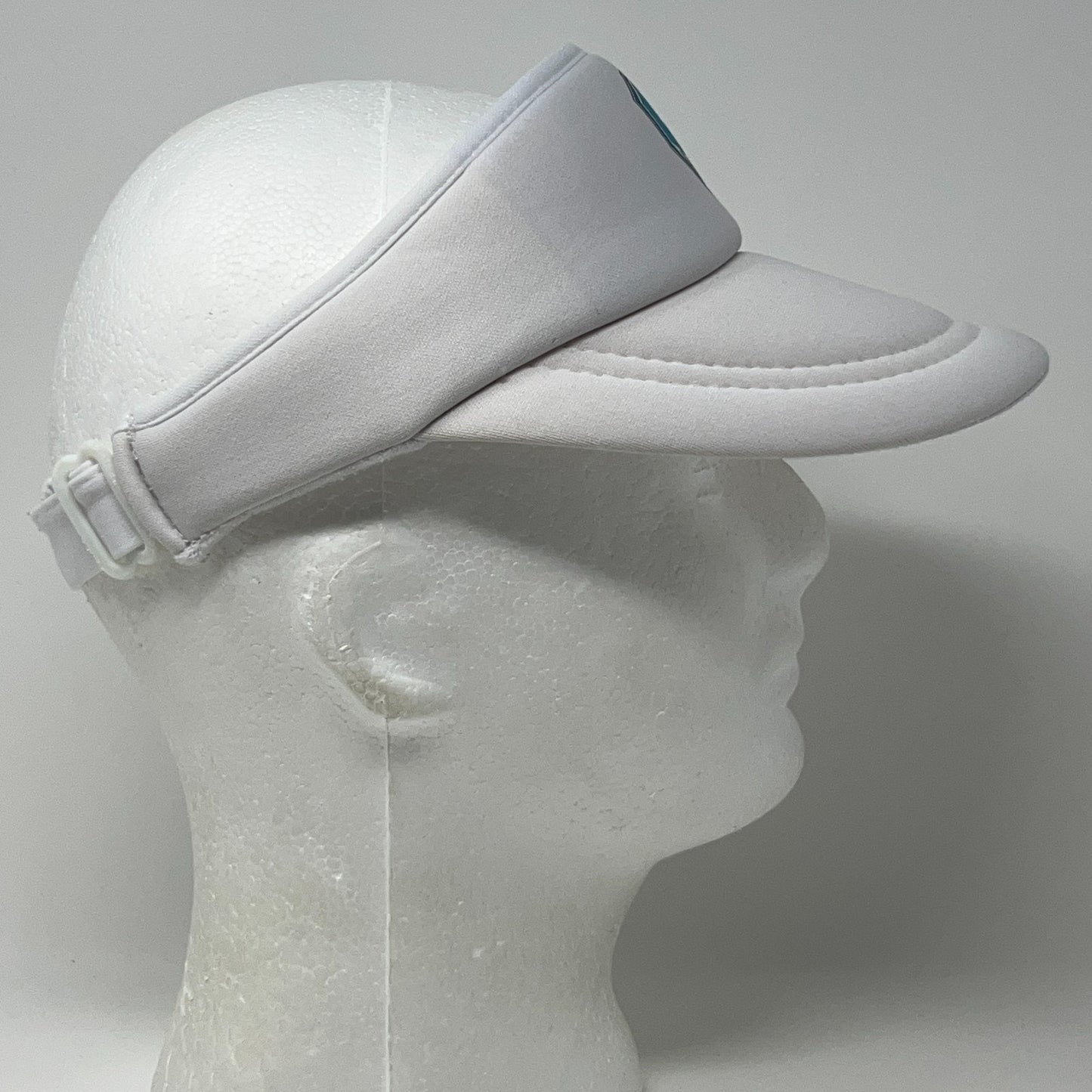 Vintage 80s C Street Longboard Classic 87 Visor Hat Cap Surfing Strapback White