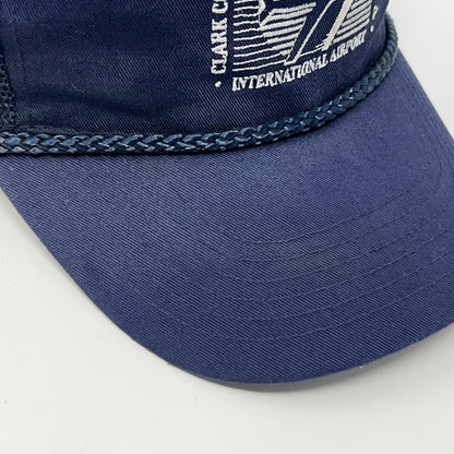 Vintage McCarran International Airport Hat Baseball Cap Las Vegas Snapback Blue