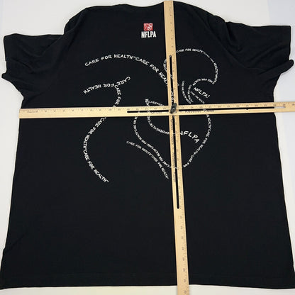 NFLPA Care For Health T Shirt NFL Players Association Football Black 3XL XXXL