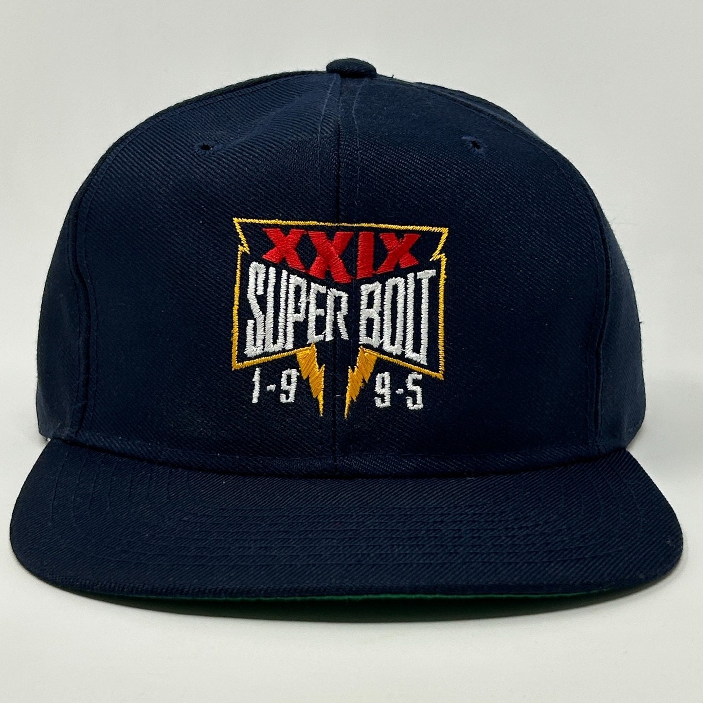 Vintage 90s Super Bowl 1995 Hat Baseball Cap San Diego Chargers Snapback Blue