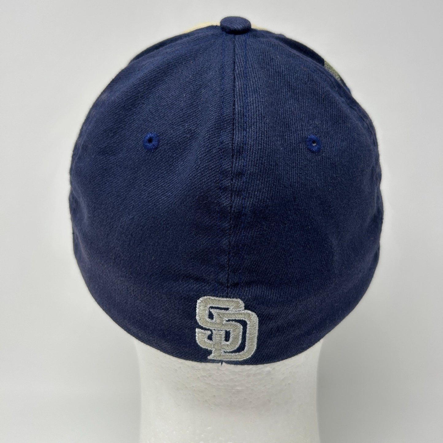 San Diego Padres Hat Baseball Cap Nike Team MLB 6 Panel Blue Flex Fitted OSFM