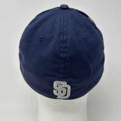San Diego Padres Hat Baseball Cap Nike Team MLB 6 Panel Blue Flex Fitted OSFM