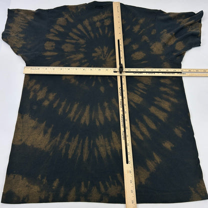 Vintage Hard Rock Cafe Washington DC T Shirt Mens Large Tie Dye 90s Tee Black - Neon Vintage