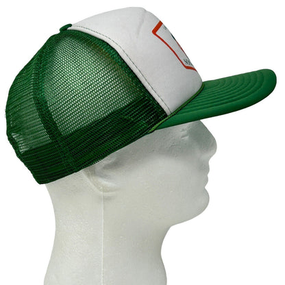 Gorra de camionero Sons of Erin Las Vegas, gorra de béisbol verde vintage de los años 90 con cierre trasero de estilo irlandés