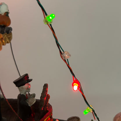 Halloween Village Pirate Ship With Motion Movement LED Lights Sea Ghost Target