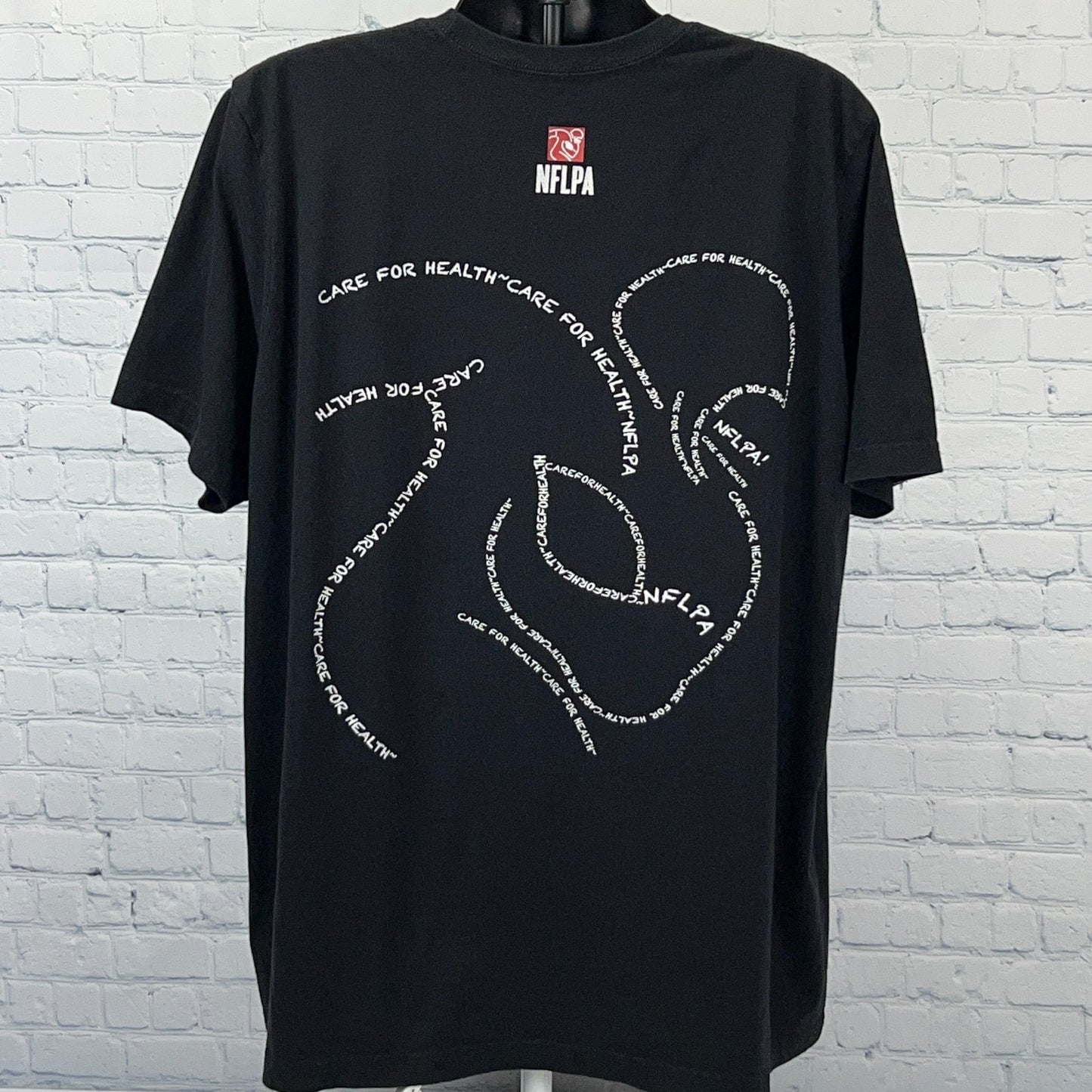 NFLPA Care For Health T Shirt NFL Players Association Football Black 3XL XXXL