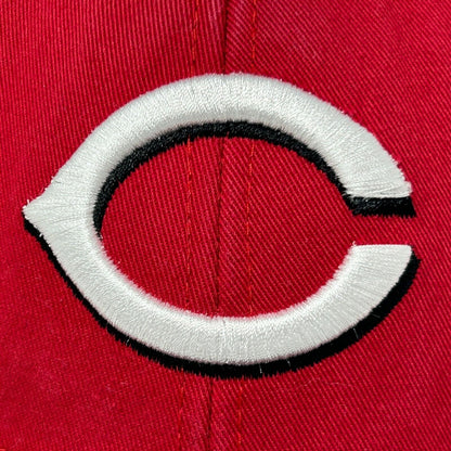 Gorra de béisbol de los Cincinnati Reds, gorra roja de seis paneles con cierre trasero tipo snapback de la marca 47 OSFA