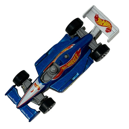 Hot Wheels Thunderstreak Indy 500 Diecast Race Car Blue Toy Vehicle Vintage 90s