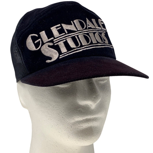 Glendale Studios Vintage 80s Snapback Trucker Hat California Velvet Baseball Cap